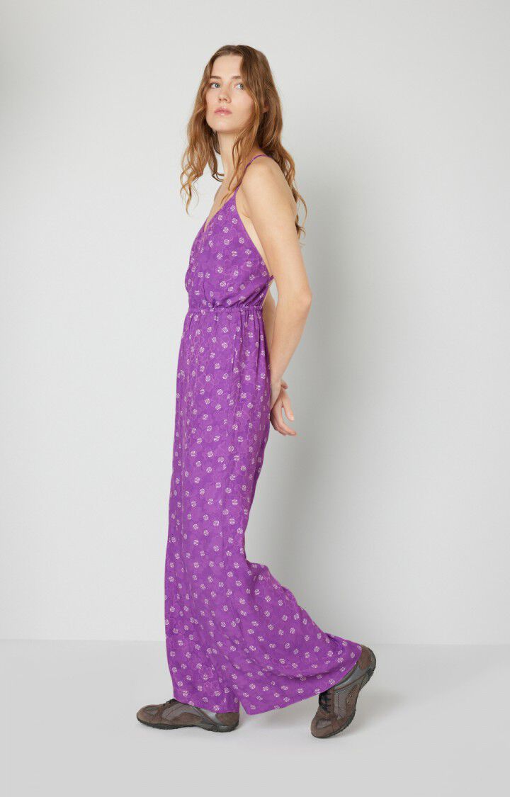 American Vintage Combinaison Femme Bukbay - ANITA 0 Fines Bretelles Violet - E23