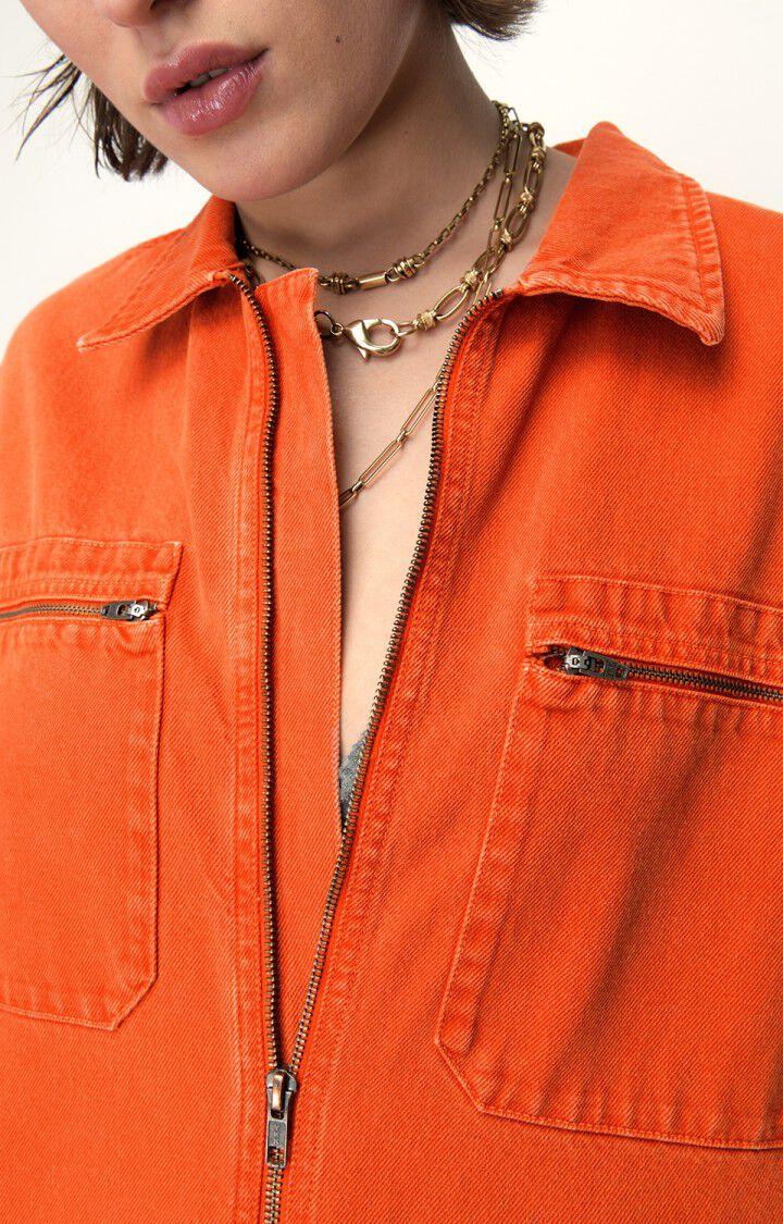 American Vintage Combinaison Femme Datcity - TUILE VINTAGE Manches Longues Orange - E22