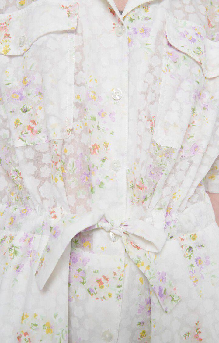 American Vintage Combinaison Femme Drow - FLEURS Blanc - E22