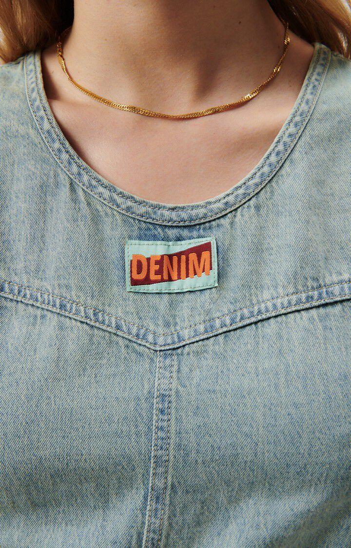 American Vintage Combinaison Femme Fybee - DIRTY Sans Manches Bleu - E23B