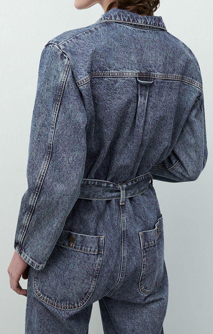 American Vintage Combinaison Femme Ivagood - BLUE STONE Manches Longues Bleu - H22