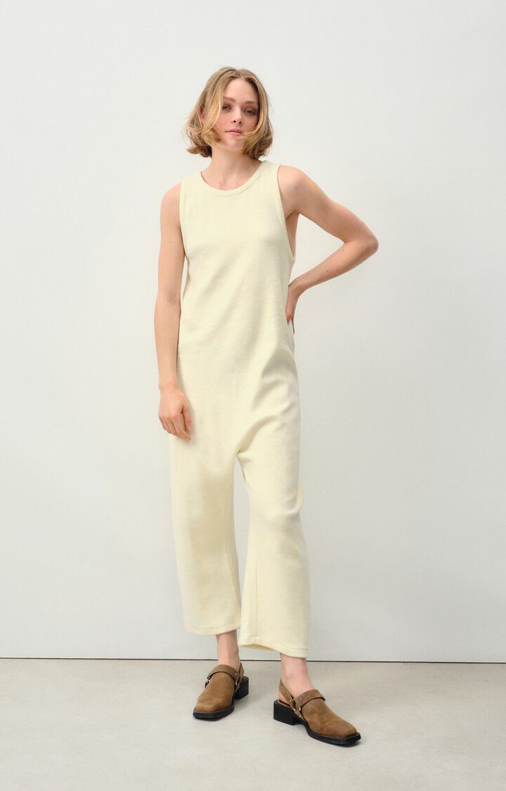 american vintage Combinaison femme Izybay - VANILLE 0 Sans manches Beige - E24