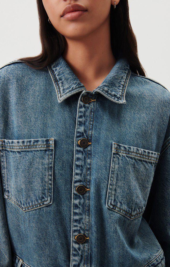 American Vintage Combinaison Femme Joybird - DIRTY 54 Manches Longues Bleu - E24