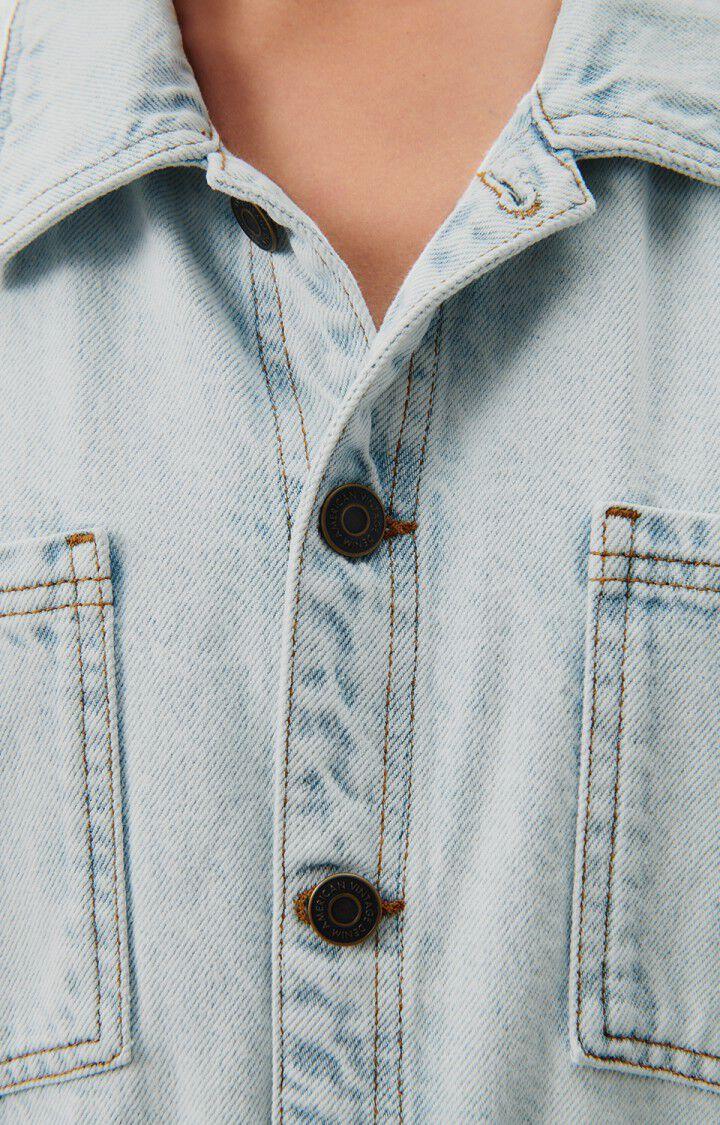 American Vintage Combinaison Femme Joybird - WINTER BLEACHED 54 Manches Longues Bleu - E24