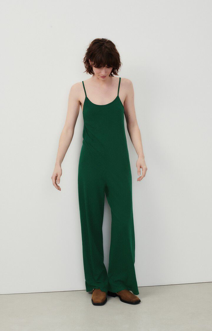 american vintage Combinaison femme Lopintale - SAPIN 0 Fines bretelles Vert - E24