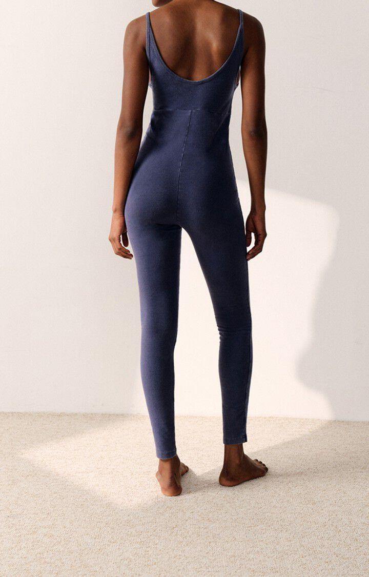 American Vintage Combinaison Femme Pyowood - NAVY VINTAGE Fines Bretelles Bleu - E22