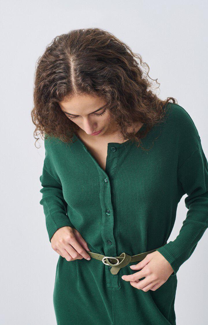 American Vintage Combinaison Femme Ropindale - ANETH Manches Longues Vert - E22