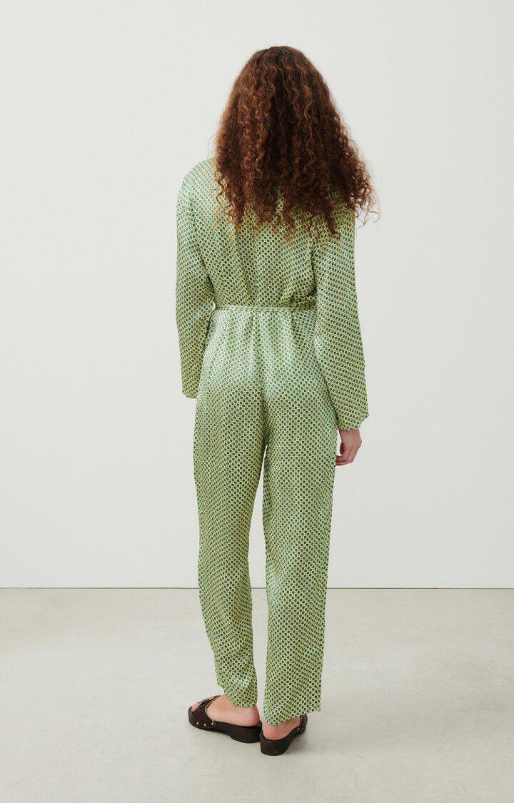 American Vintage Combinaison Femme Shaning - ARMANDE 52 Manches Longues Vert - E24