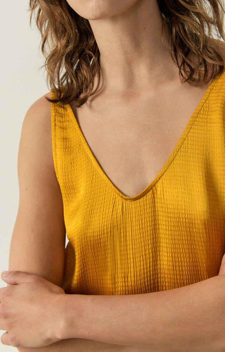 American Vintage Combinaison Femme Shaning - CURCUMA 0 Fines Bretelles Jaune - E23