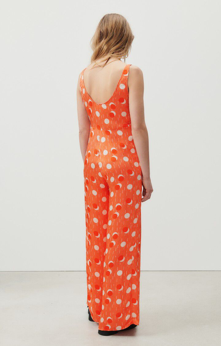 American Vintage Combinaison Femme Shaning - EDDY 0 Fines Bretelles Orange - E23