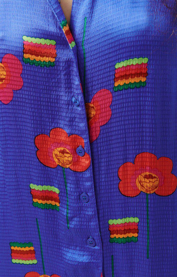 American Vintage Combinaison Femme Shaning - IRENE 52 Manches Longues Bleu - E24