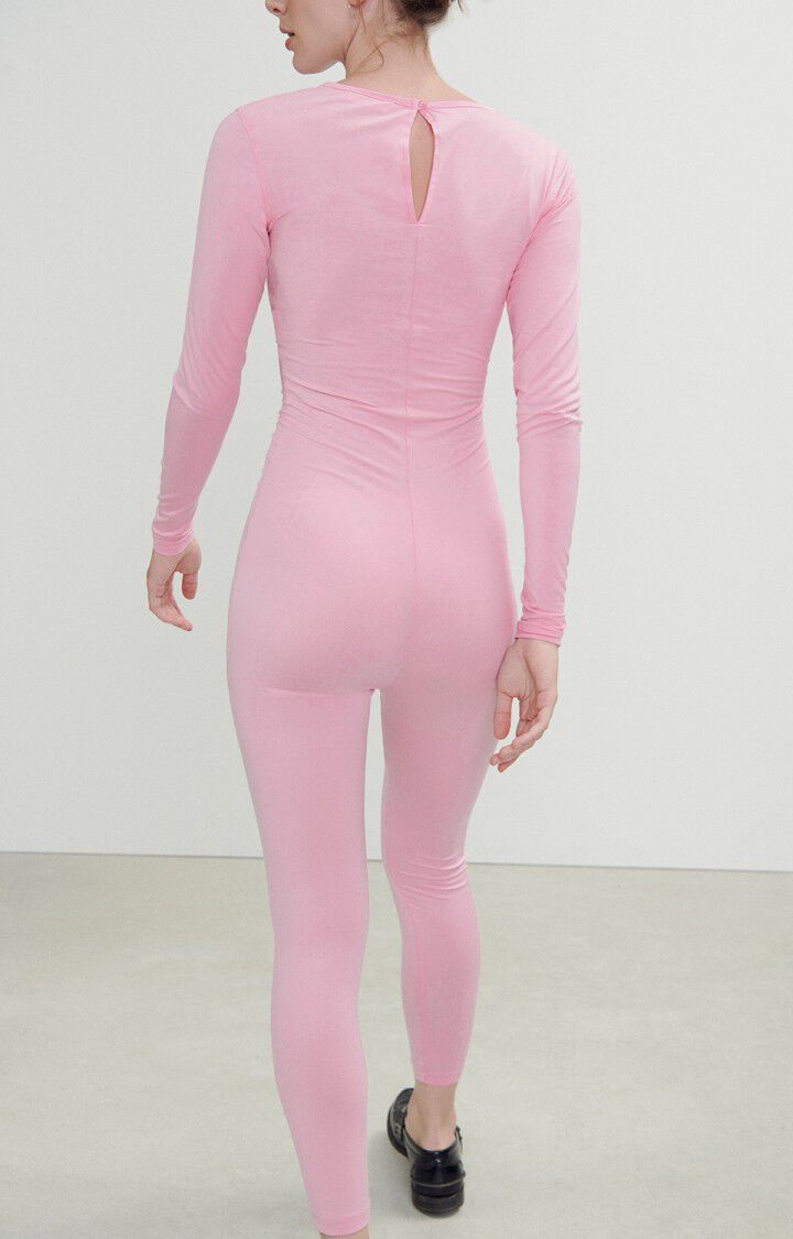 American Vintage Combinaison Femme Synorow - DOUCEUR 36 Manches Longues Rose - E24