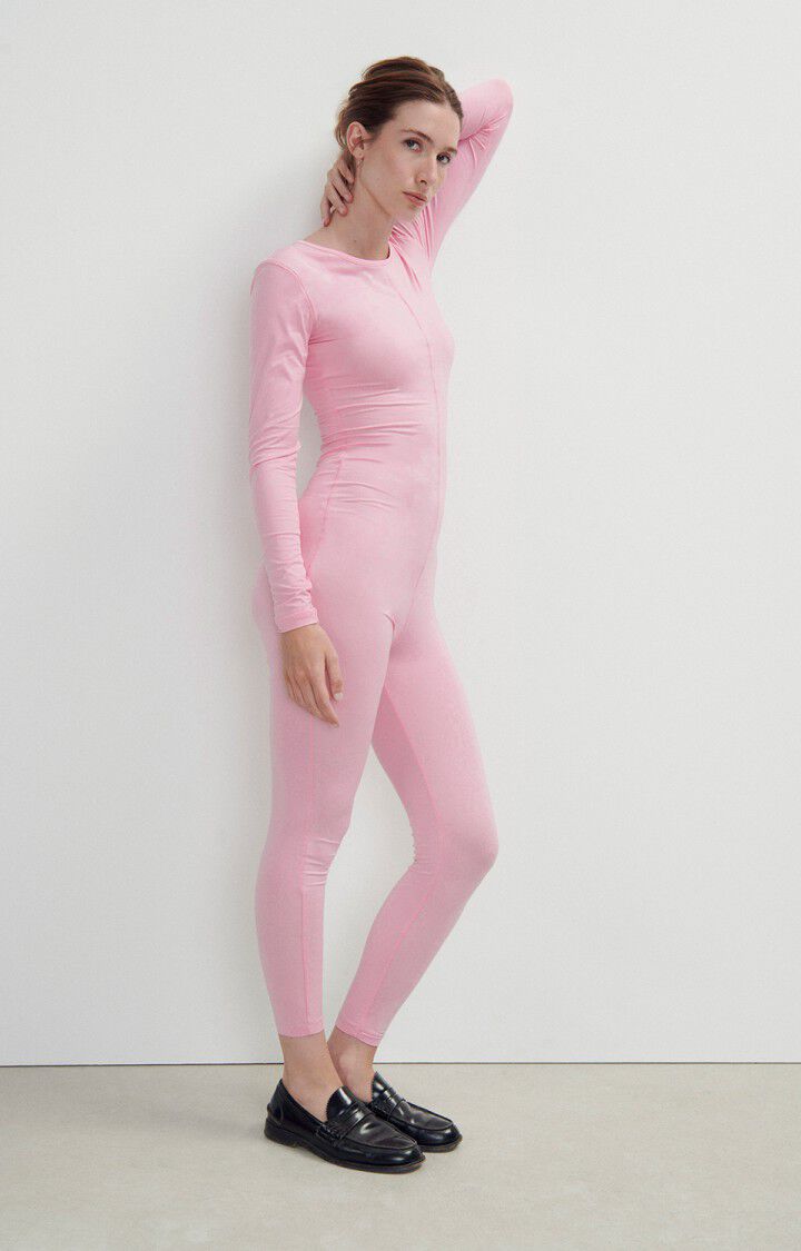 american vintage Combinaison femme Synorow - DOUCEUR 36 Manches longues Rose - E24