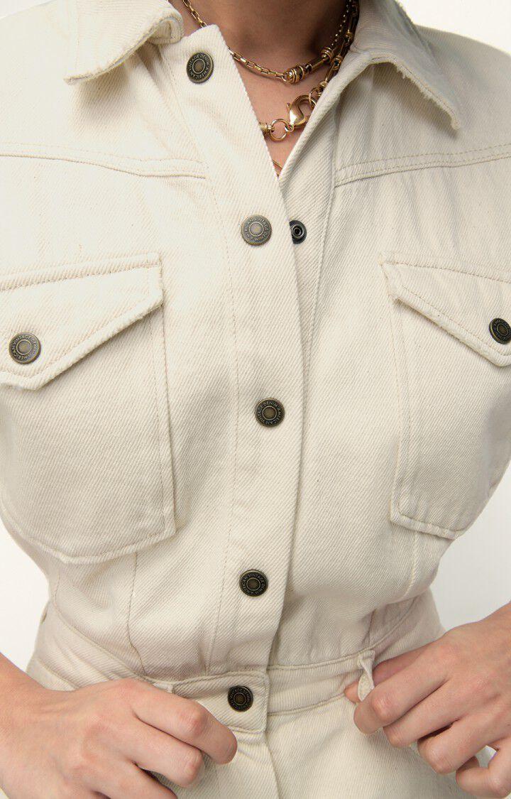 American Vintage Combinaison Femme Tineborow - ECRU Sans Manches Beige - E22