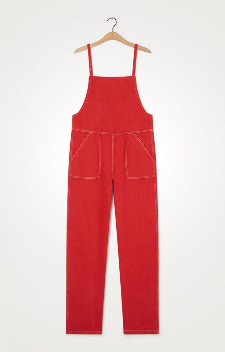 american vintage Combinaison femme Tineborow - FRAISE VINTAGE Rouge - E21