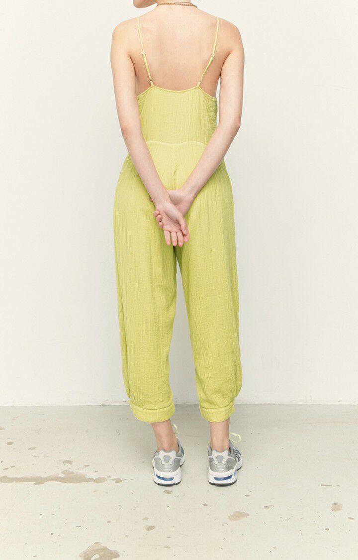 American Vintage Combinaison Femme Welow - BANANE Fines Bretelles Jaune - E22