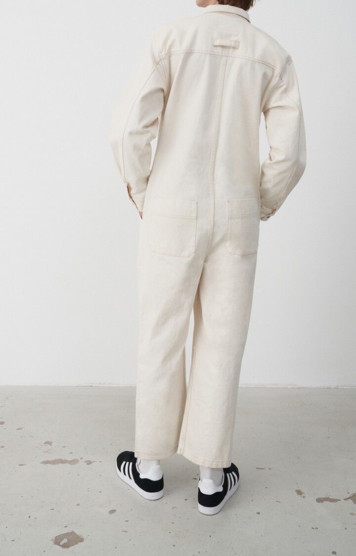 American Vintage Combinaison Homme Datcity - ECRU Manches Longues Beige - E22