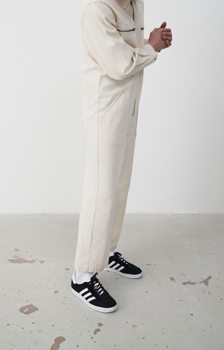 American Vintage Combinaison Homme Datcity - ECRU Manches Longues Beige - E22