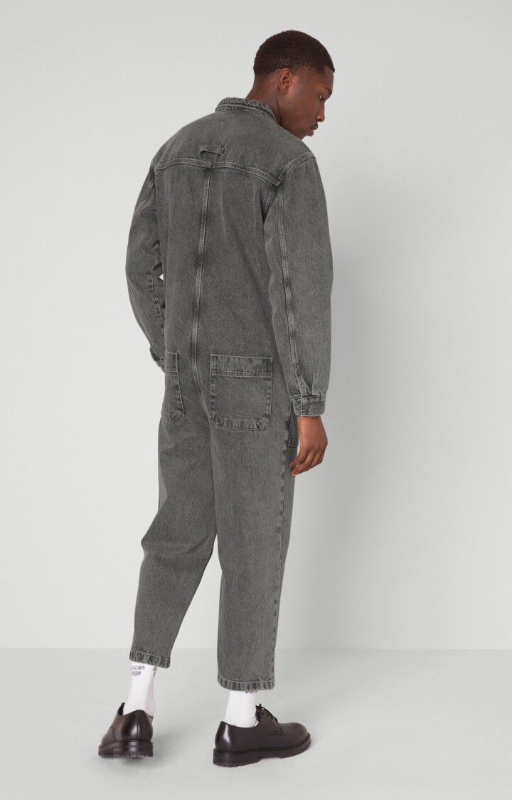 American Vintage Combinaison Homme Yopday - GREY Manches Longues Gris - H22