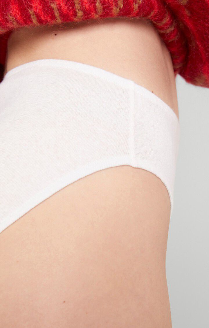 American Vintage Culotte Femme Gabyshoo - BLANC Blanc - E21