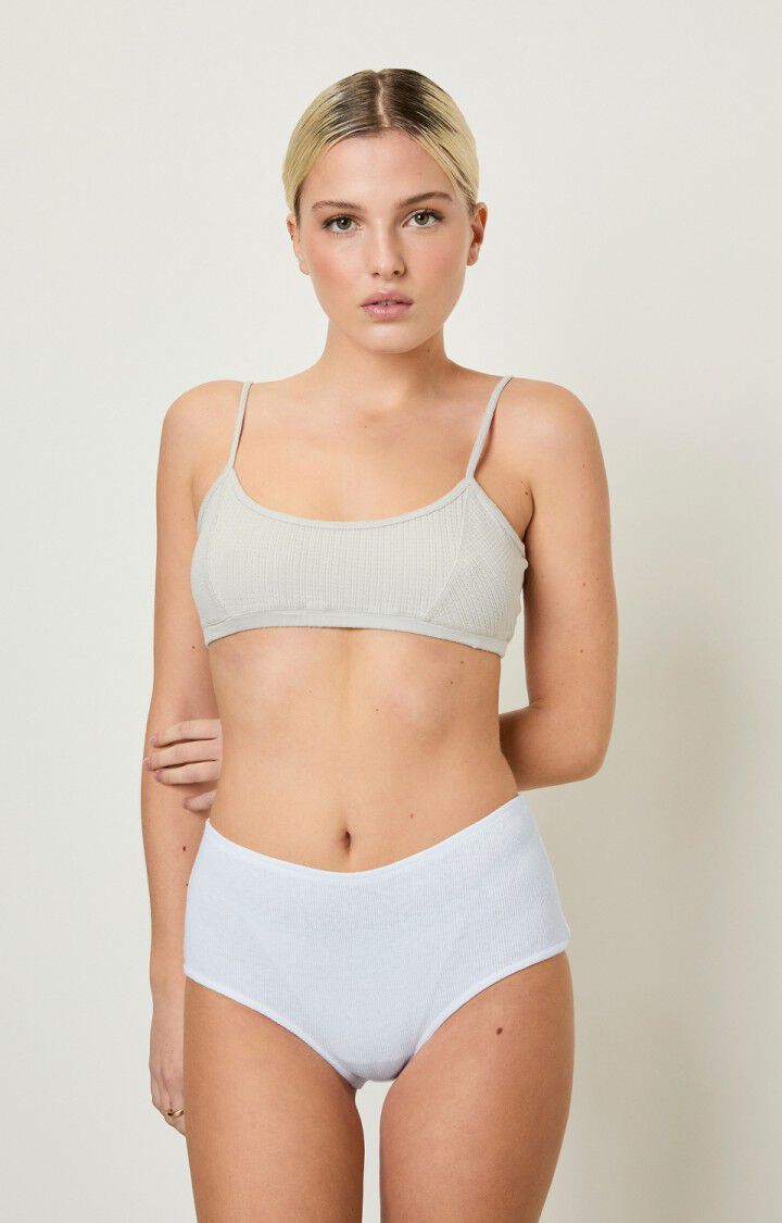 american vintage Culotte femme Ixikiss - BLANC Blanc - E20