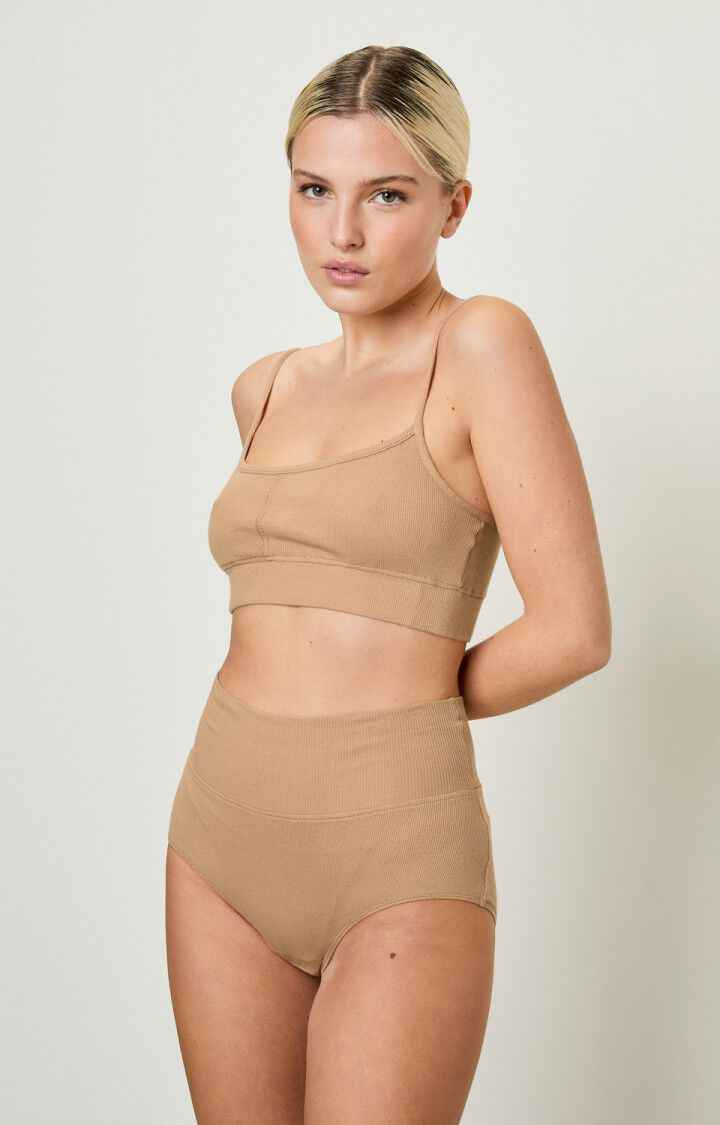 american vintage Culotte femme Ketown - PRALINE Marron - H22