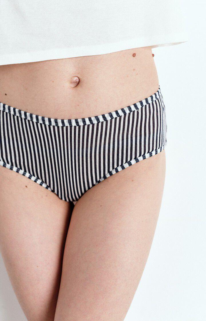 American Vintage Culotte Femme Massachusetts - RAYURES NAVY Bleu - E25