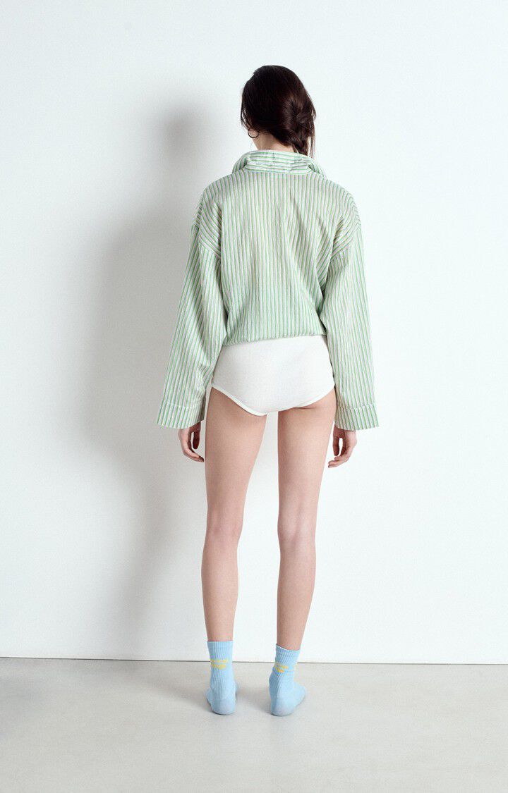 American Vintage Culotte Femme Sully - BLANC Blanc - E25