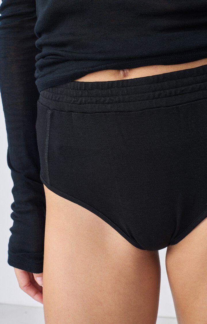 American Vintage Culotte Femme Voklay - NOIR Noir - H22