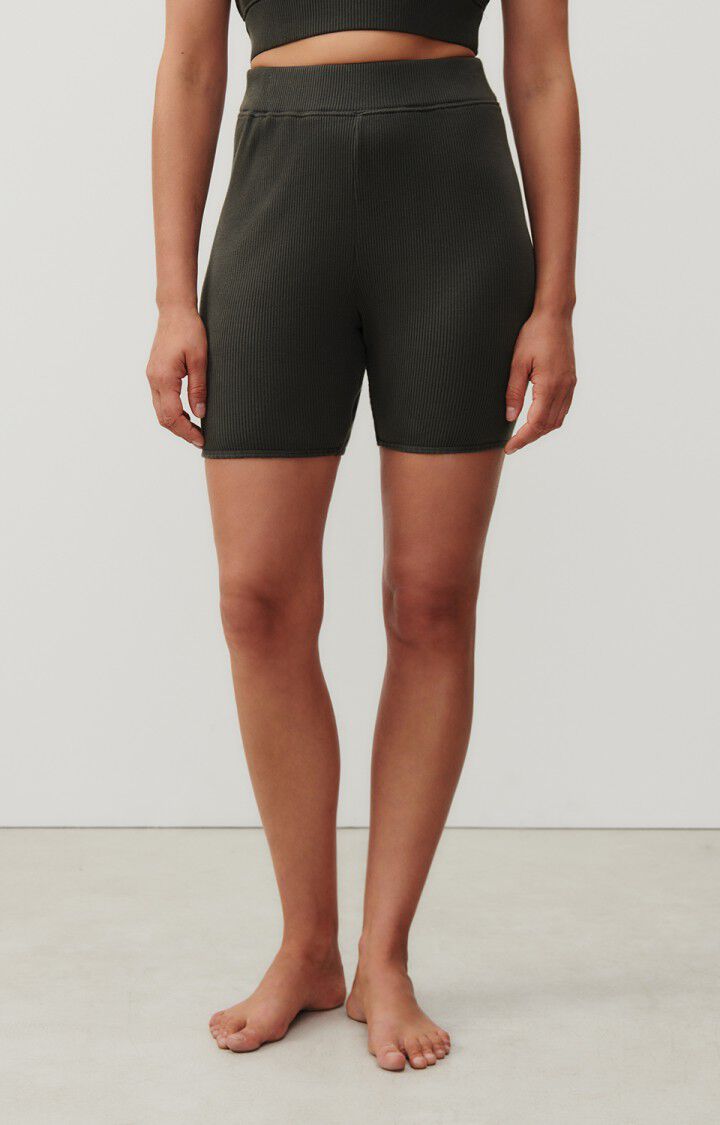 american vintage Cycliste femme Piwik - ANTHRACITE CHINE Gris - H23