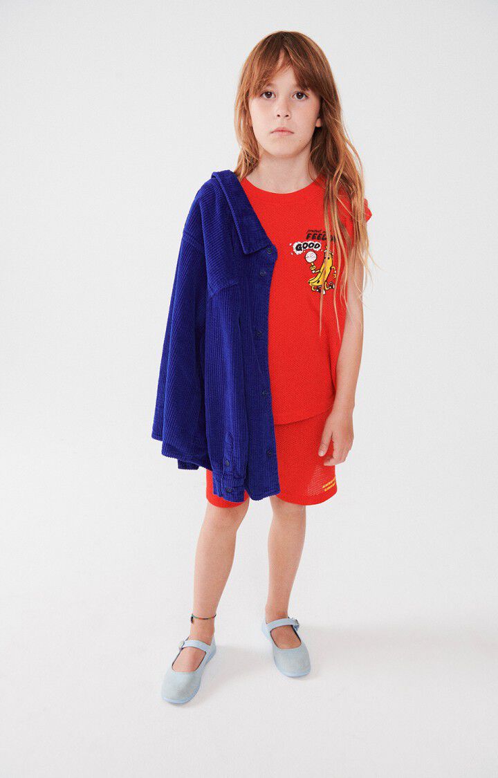 American Vintage Débardeur Enfant Vifabeach - FRAISIER 0 Sans Manches Rouge - E24