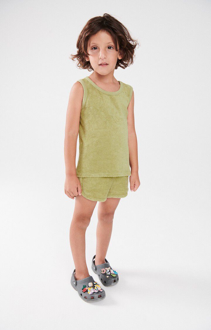 american vintage Débardeur enfant Zugywood - WASABI 0 Sans manches Vert - E23