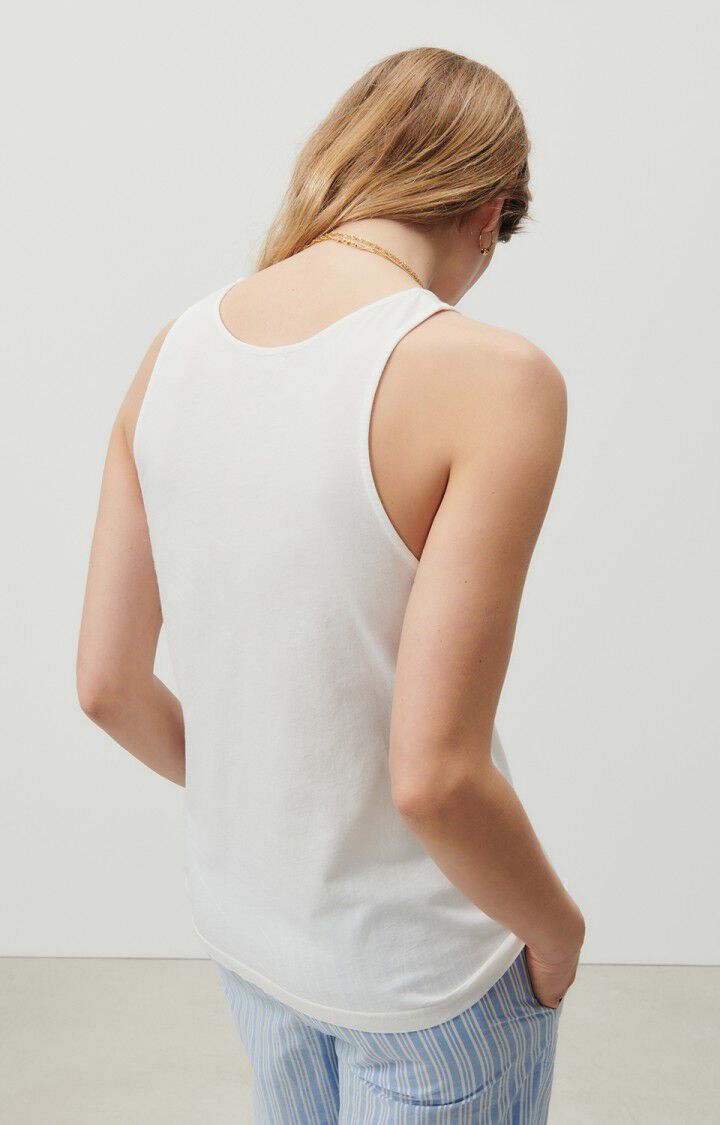 American Vintage Débardeur Femme Devon - BLANC CASSE VINTAGE 0 Sans Manches Blanc - H23