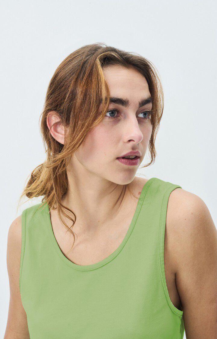 American Vintage Debardeur Femme Fizvalley - AMANDE VINTAGE Sans Manches Vert - E22