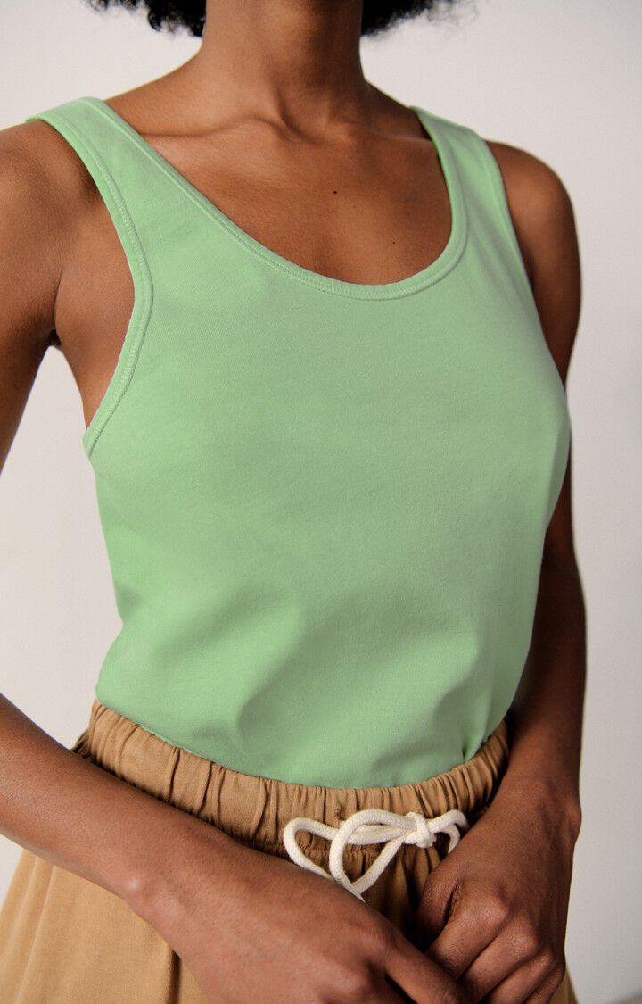 American Vintage Debardeur Femme Fizvalley - AMANDE VINTAGE Sans Manches Vert - E22