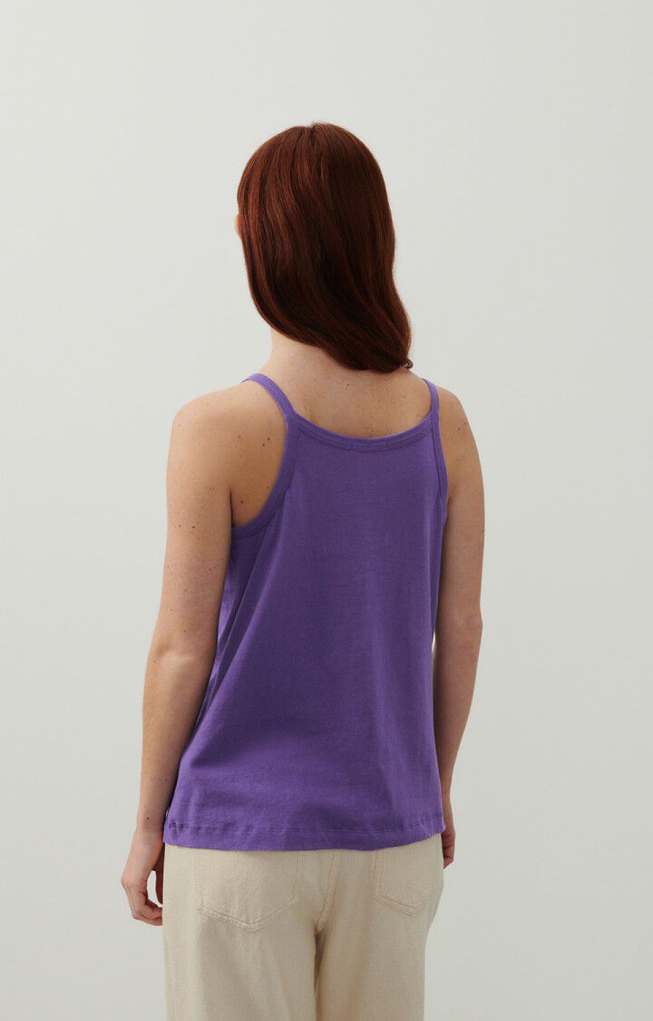 American Vintage Débardeur Femme Gamipy - VIOLET 0 Fines Bretelles Violet - E24