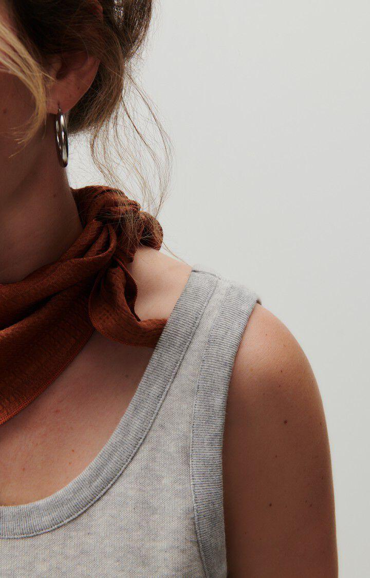 American Vintage Débardeur Femme Givston - GRIS CHINE 0 Sans Manches Gris - H23