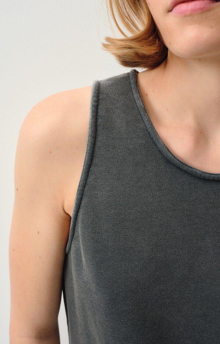 American Vintage Débardeur Femme Hapylife - METAL VINTAGE 0 Sans Manches Gris - E24