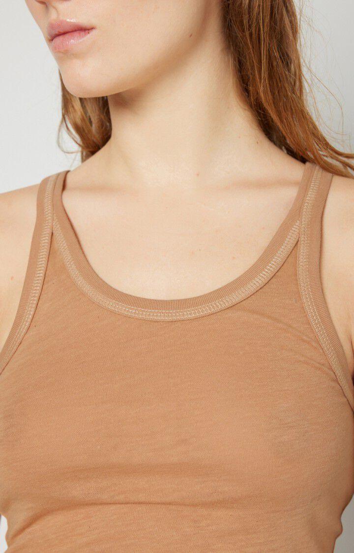 American Vintage Debardeur Femme Iryson - PECHE Sans Manches Orange - E22
