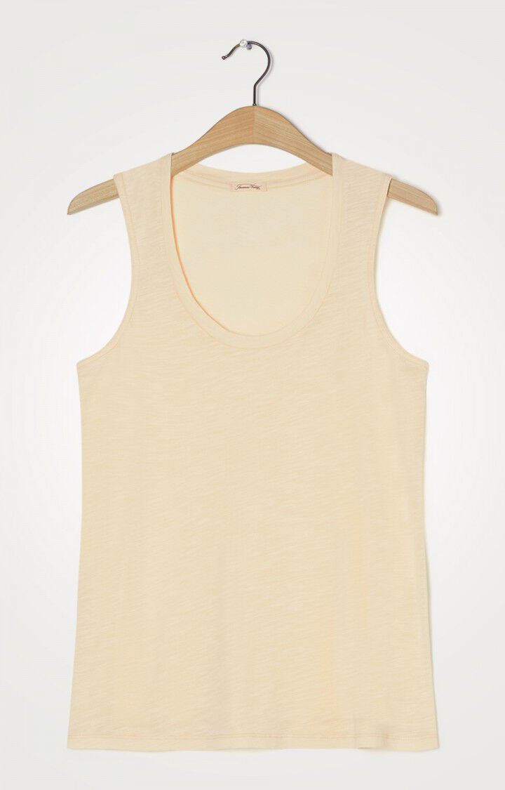 american vintage Debardeur femme Jacksonville - BEIGE ROSE VINTAGE Sans manches Beige - E21