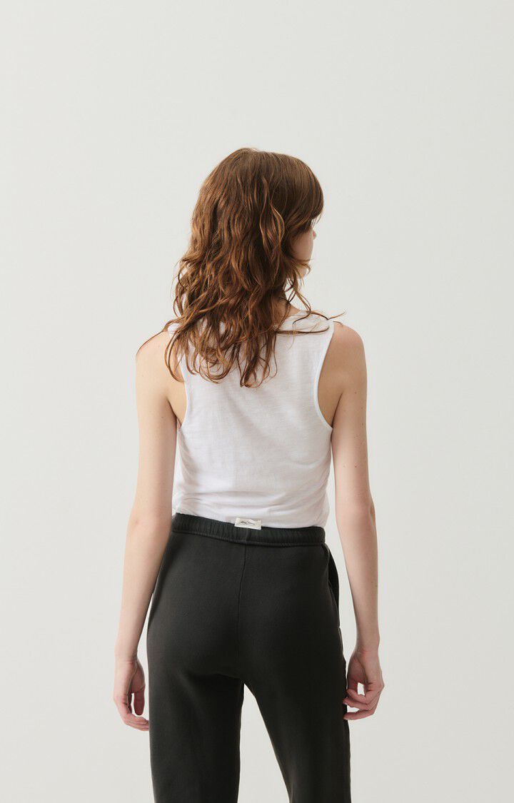 American Vintage Débardeur Femme Jacksonville - BLANC 0 Sans Manches Blanc - E25