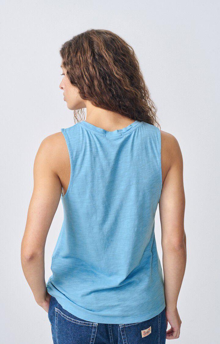 American Vintage Débardeur Femme Jacksonville - BLEUTE VINTAGE 0 Sans Manches Bleu - H23