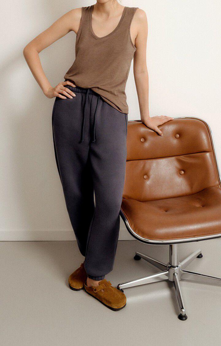 American Vintage Debardeur Femme Jacksonville - CAFE VINTAGE Sans Manches Marron - H22B