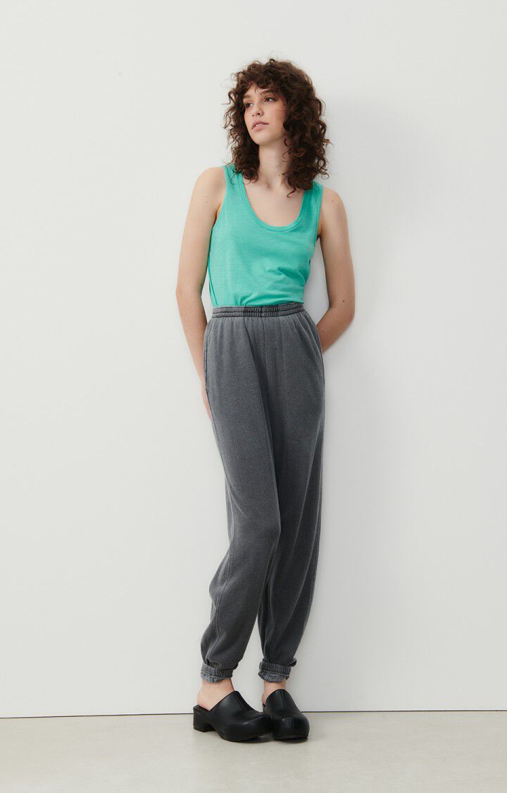 American Vintage Débardeur Femme Jacksonville - DIABOLO VINTAGE 0 Sans Manches Bleu - E24