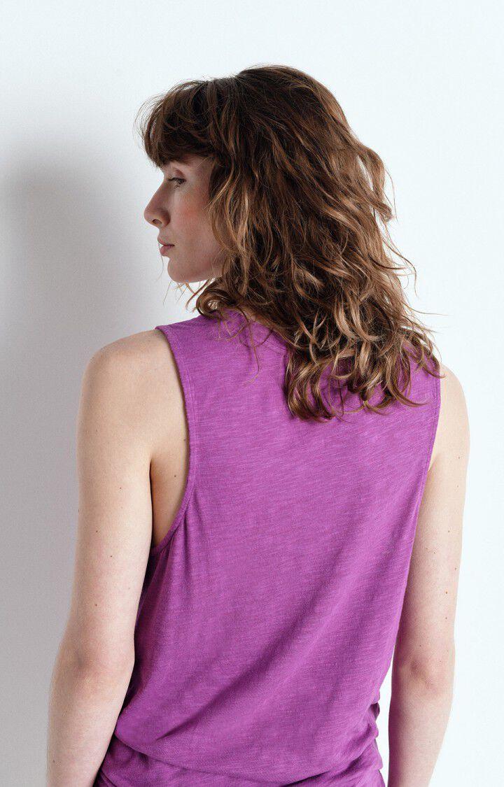 American Vintage Débardeur Femme Jacksonville - GERANIUM VINTAGE 0 Sans Manches Violet - E25