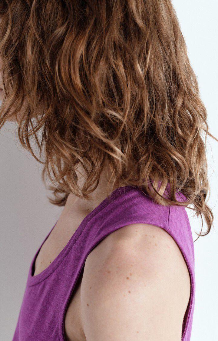 American Vintage Débardeur Femme Jacksonville - GERANIUM VINTAGE 0 Sans Manches Violet - E25