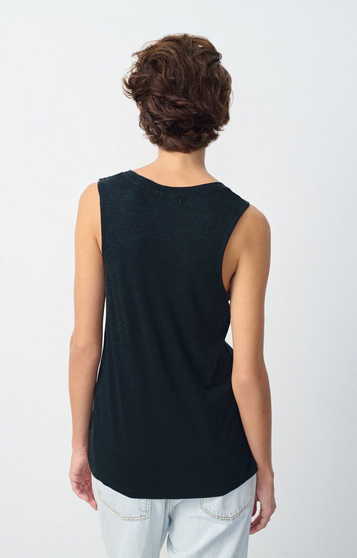 American Vintage Débardeur Femme Jacksonville - NAVY 0 Sans Manches Bleu - E25