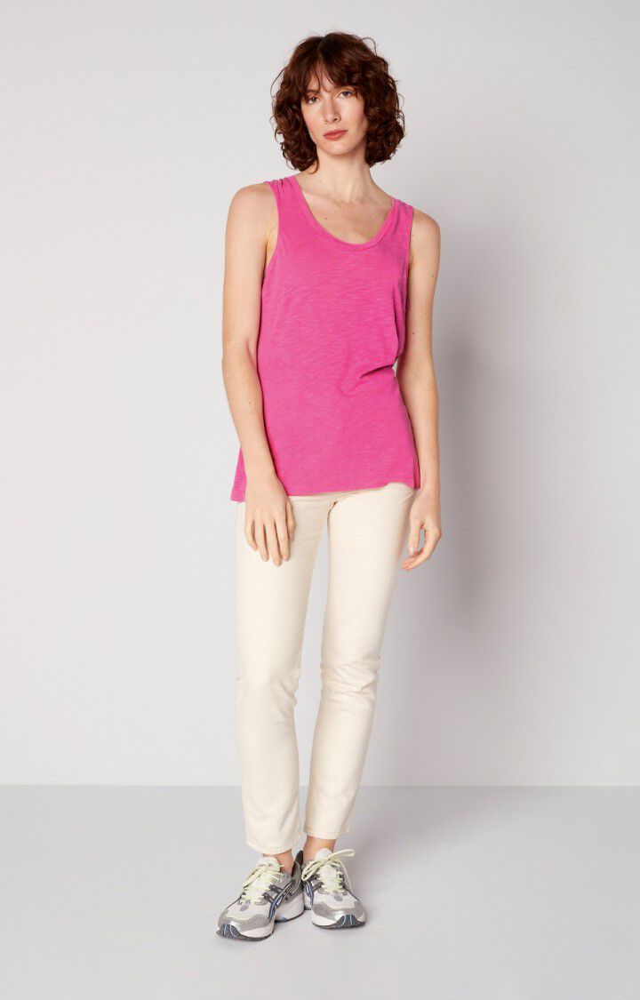 American Vintage Debardeur Femme Jacksonville - PINKY VINTAGE Sans Manches Rose - H20