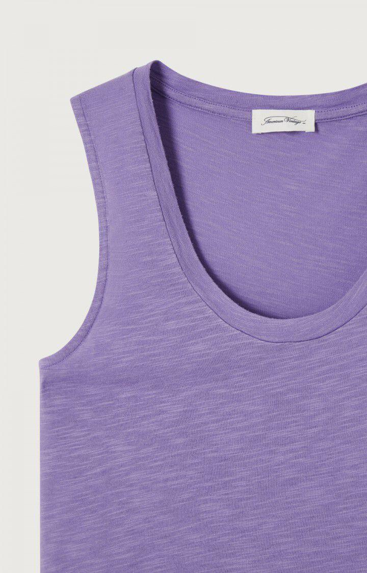 American Vintage Débardeur Femme Jacksonville - VIOLETTE VINTAGE 0 Sans Manches Violet - E23B