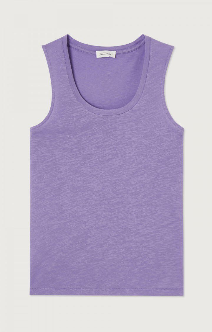 american vintage Débardeur femme Jacksonville - VIOLETTE VINTAGE 0 Sans manches Violet - E23B